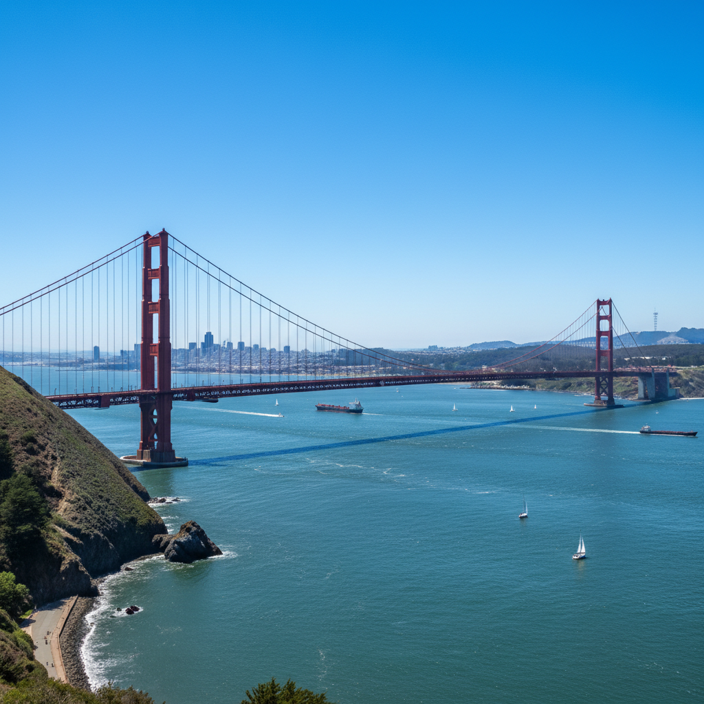 Golden Gate Bridge in San Francisco